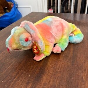 Ty Classic Buddy Rainbow the Chameleon NWT Plush Stuffed Animal